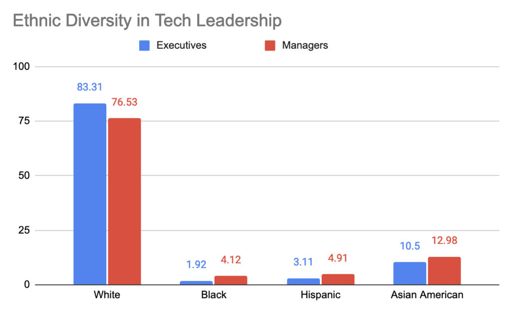 Ethnic Diversity in Tech Leadership