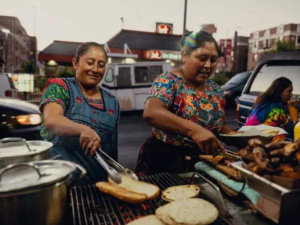 Every night in the Westlake neighborhood in Los Angeles, vendors gather at a market to serve Guatemalan food.