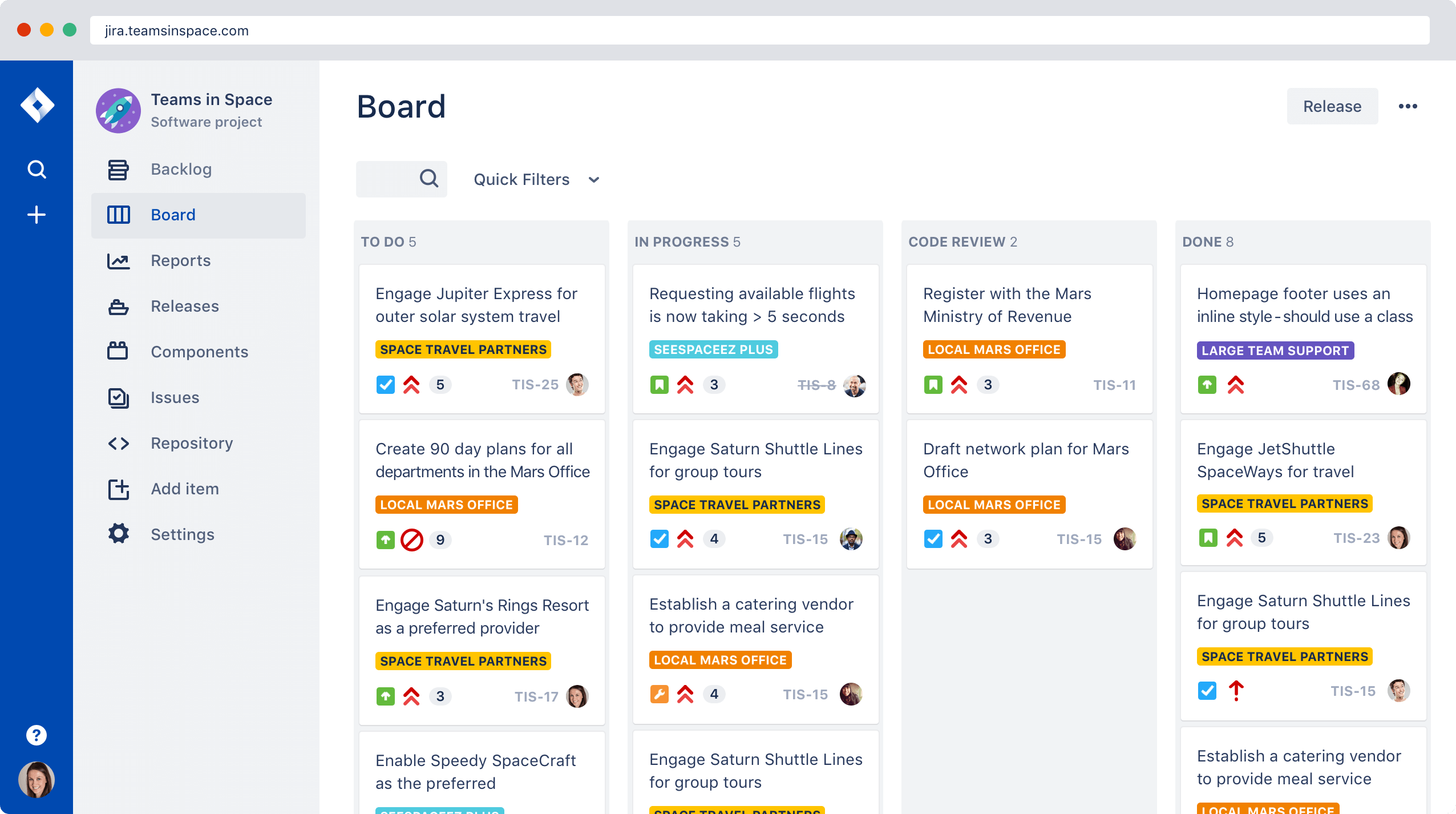 Jira Kanban Board