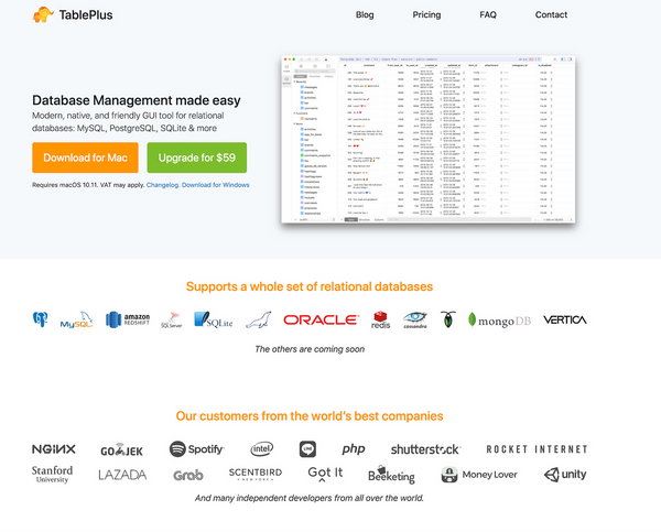 TablePlus, a New Database Management Tool, is Awesome